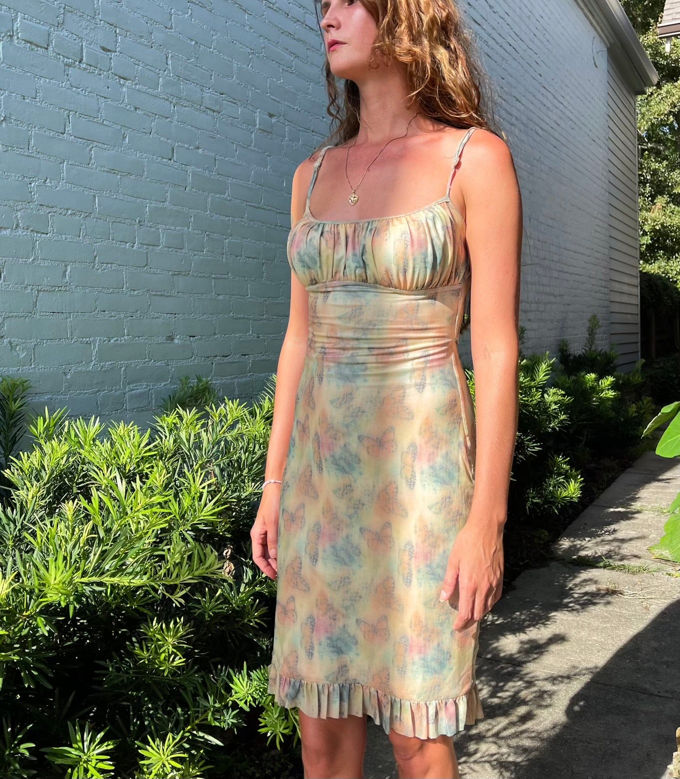 The watercolor Butterfly Dreams Dress by Masha&Jlynn