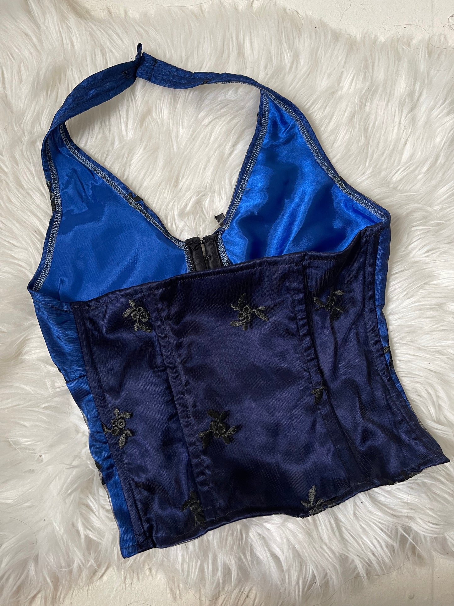 Handmade Layered Halter Corset (XS)