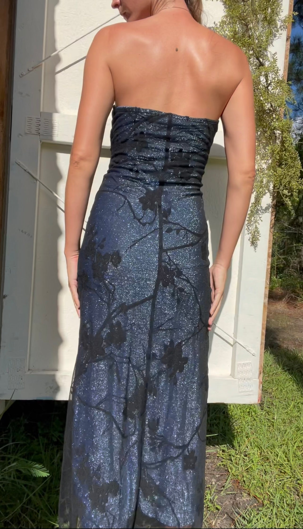 Vintage shimmer gown