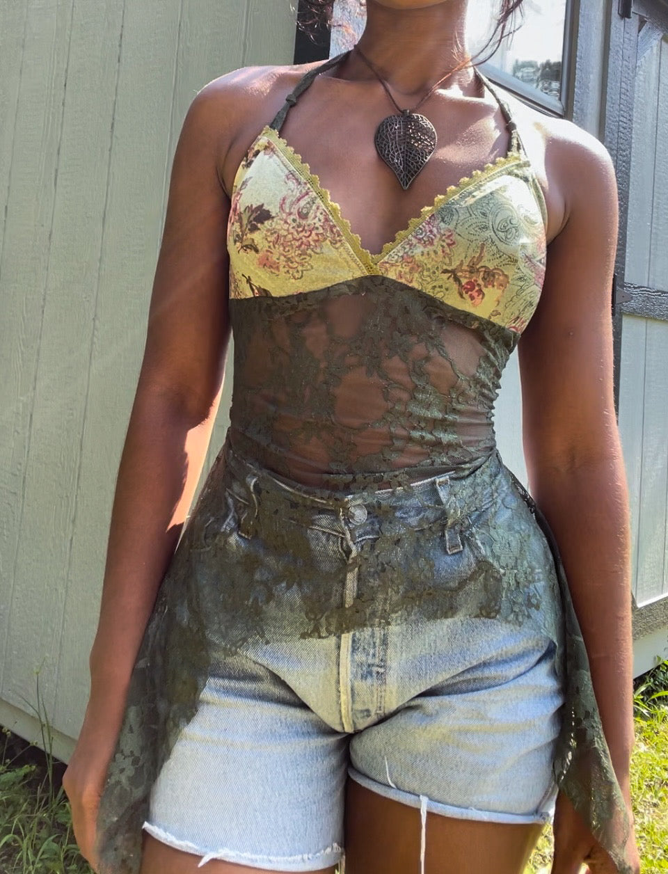 Handmade Upcycled Fairy Halter (S)