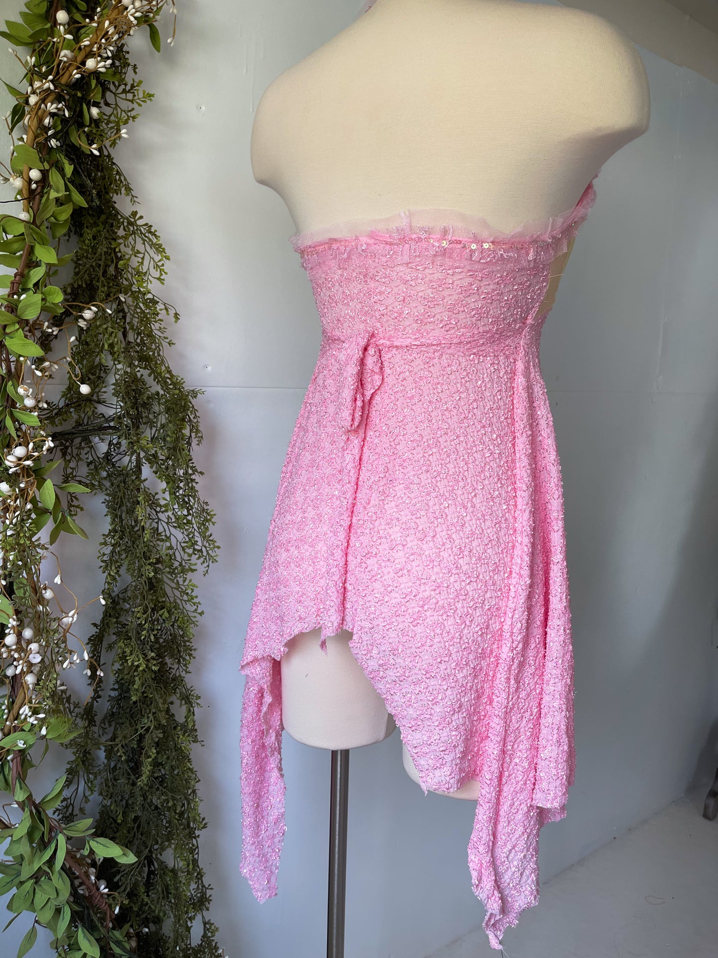 One of a Kind Handmade Lace Fairy Top (S/M)