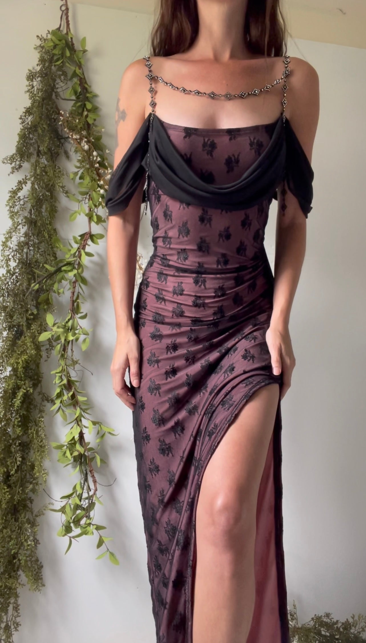 Handmade to Order Layered Drape Gown