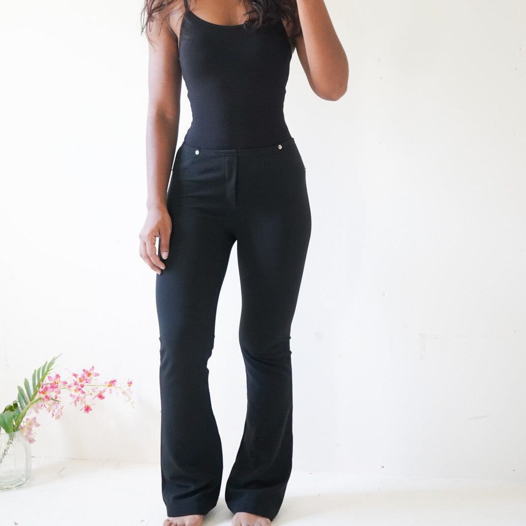 Vintage 90s Stretch Flare Trousers (26”)