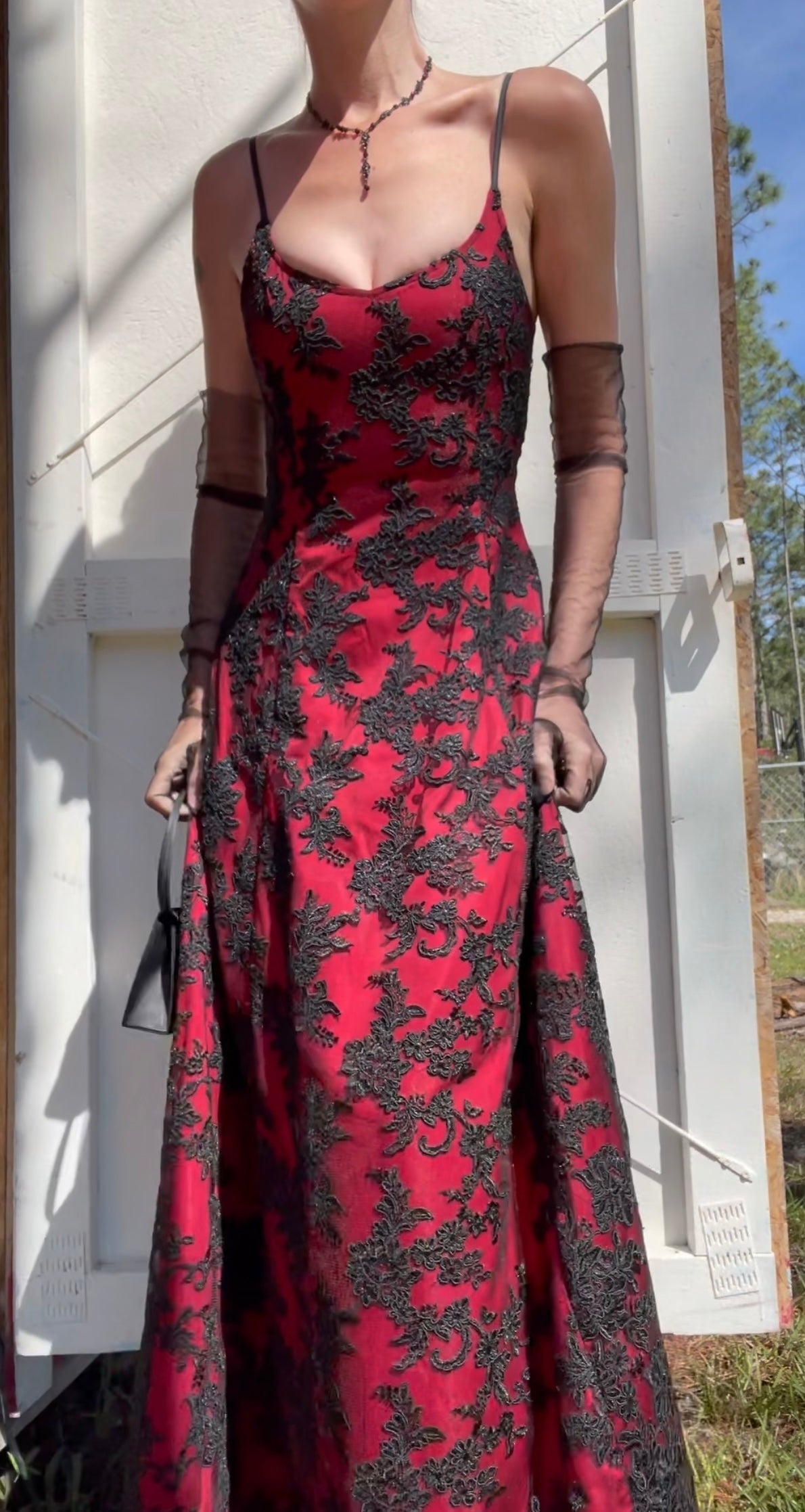 Original Masha & Jlynn lace up gown.