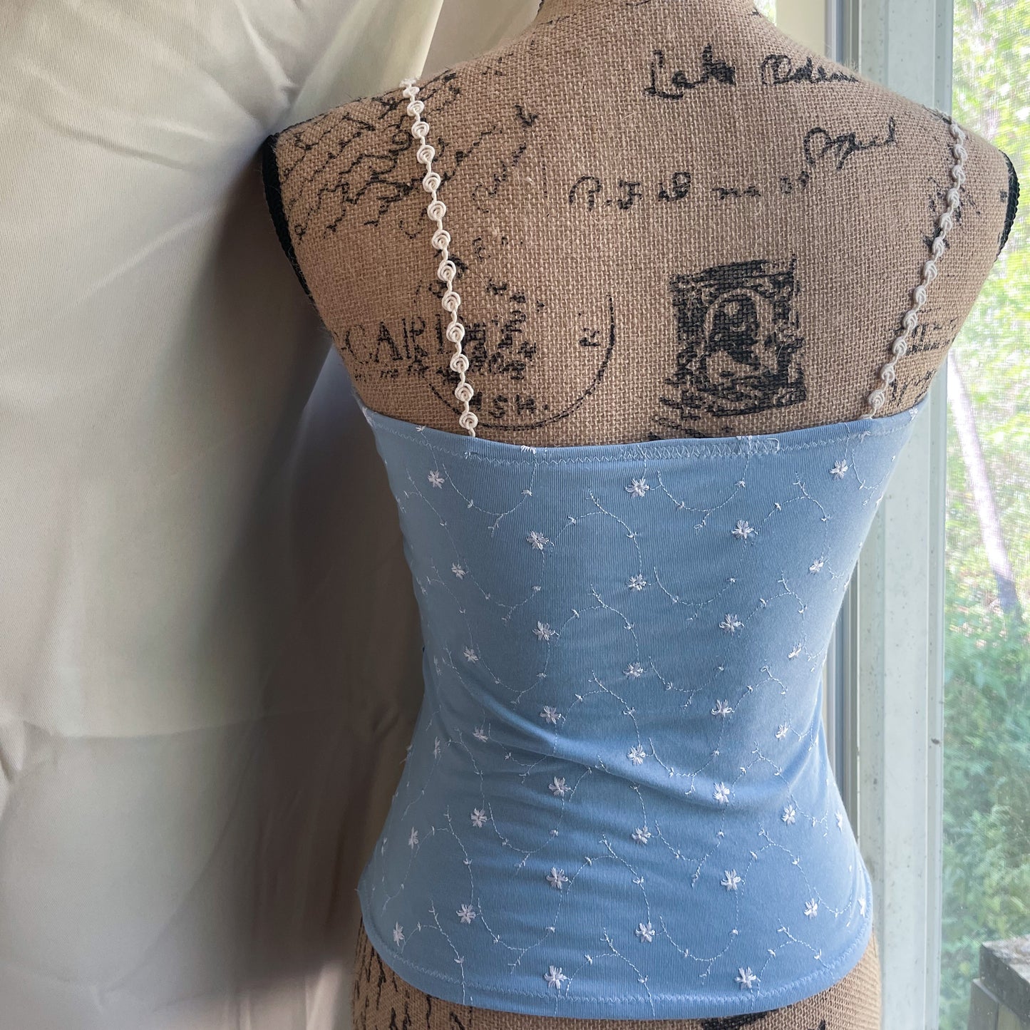 Handmade Dainty Lace Trimmed Cami (XS)