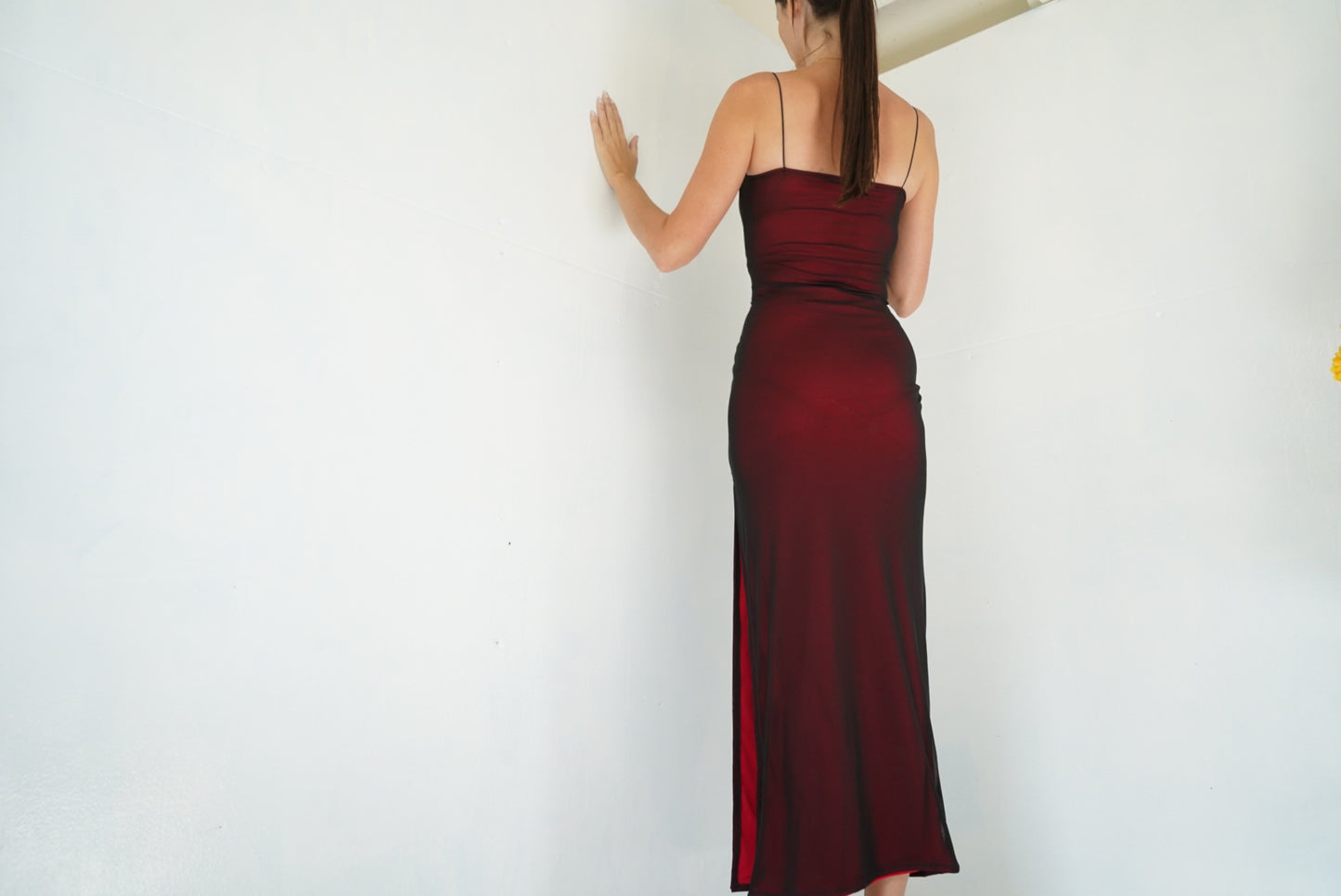 Handmade layered gown
