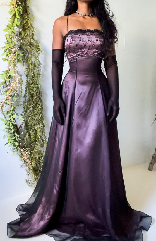 Vintage Late 90’s Layered Prom Dress (XS)