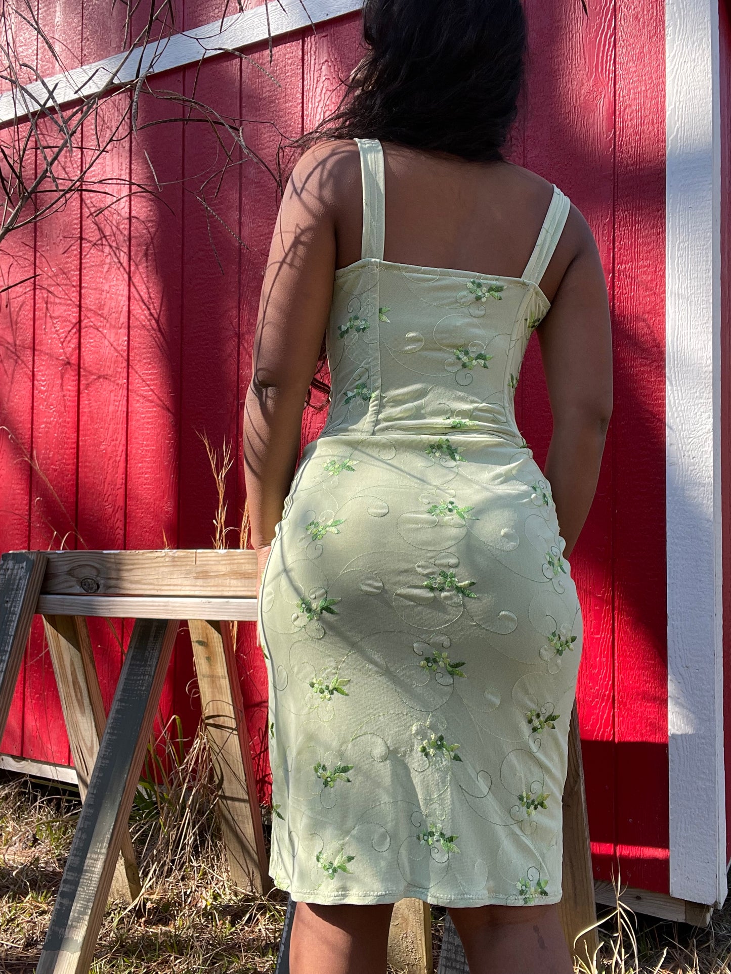 Handmade Embroidered Mesh 2 Piece (S)