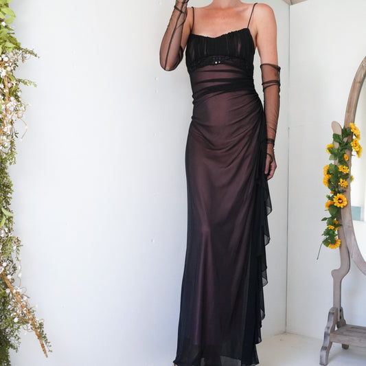 Vintage layered gown