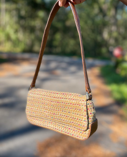 Vintage 90’s Wicker Mini Purse