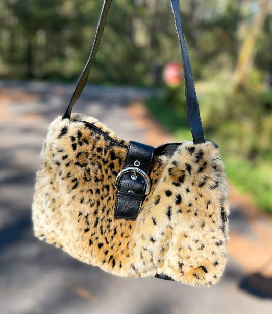 Vintage 90’s Faux Fur Bag
